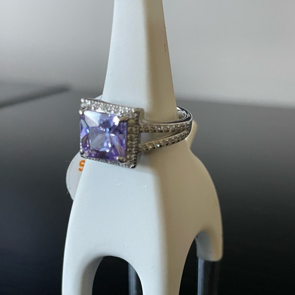 BP Lavender CZ Sterling Ring (RBP 2141) - Picture 8 of 12